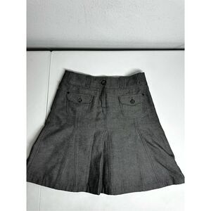 Esprit Wool Blend Women’s Gray Flared Skirt Packets Size 6 Lined